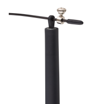 Скакалка RP-202 с подшипниками, с пластиковыми ручками, черный, 3 м